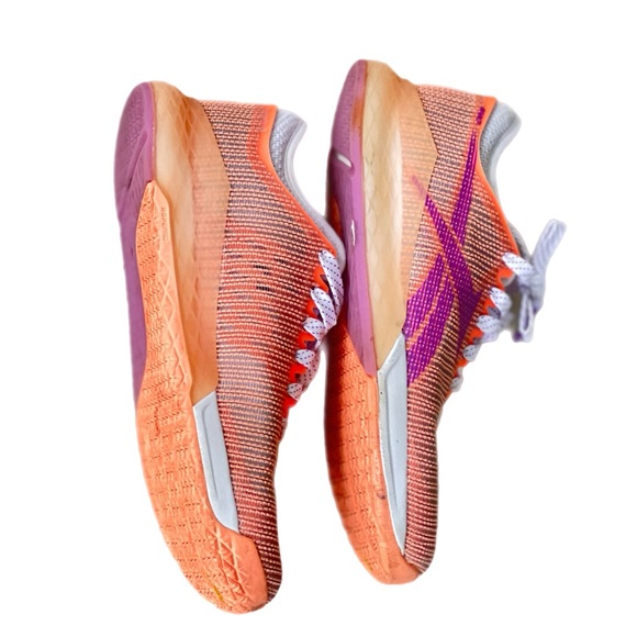 Reebok  Women's Nano 8 orange, purple white Fuctional Cross Trainer Snea… - Picture 5 of 14